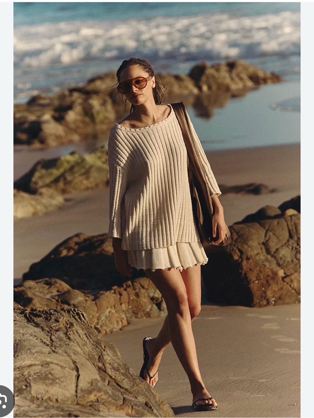 Free people beach Kenzie Sweater Knit Set